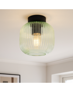 Design plafondlamp groen, Charlois