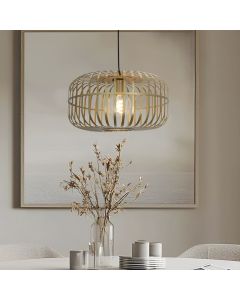 Industriële hanglamp goud, Tobi