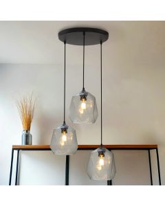Retro hanglamp transparant, Jian