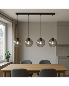 Design hanglamp grijs, Giada