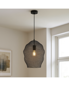 Design hanglamp zwart, Sep