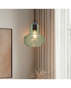 Design hanglamp groen, Sabina