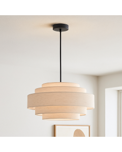 Moderne hanglamp beige, Timmy
