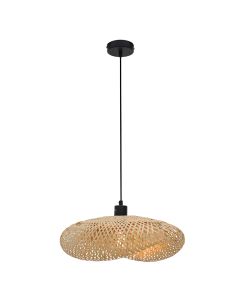 Bamboe hanglamp bruin, Sezen