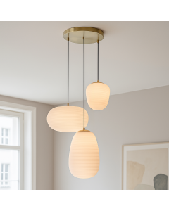 Moderne hanglamp wit, Davide