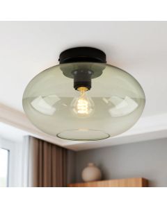 Design plafondlamp groen, Luca