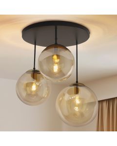 Design plafondlamp amber, Dolf