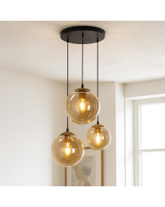 Design hanglamp amber, Dolf