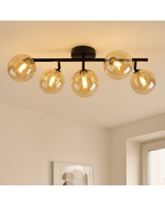 Design plafondlamp amber, Remo