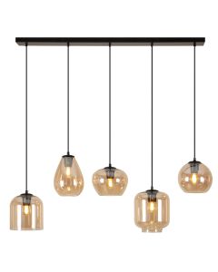 Moderne hanglamp amber, Caia