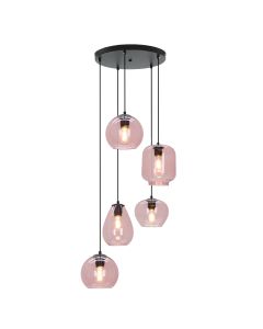 Moderne hanglamp roze, Caia