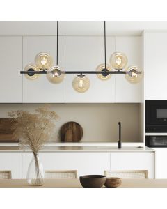 Design hanglamp amber, Remo
