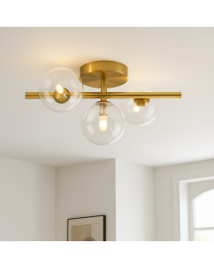 Design plafondlamp transparant, Remo