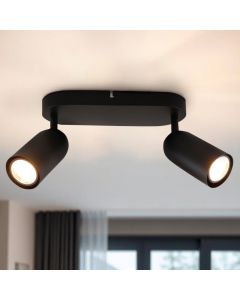 Moderne plafondspot zwart, Jacey