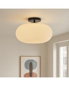 Design badkamer plafondlamp wit, Elliot, IP44