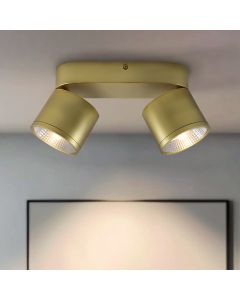 Moderne plafondspot messing, Thomas