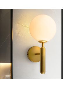 Moderne badkamer wandlamp messing, Tiemen, IP44