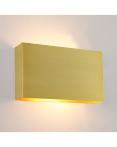 Moderne wandlamp messing, Perry