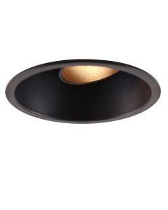 Moderne inbouwspot zwart, Timothy