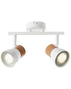 Moderne plafondlamp Charlotte, Mat Wit