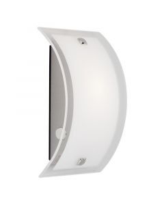 Glazen wandlamp transparant, Tineke