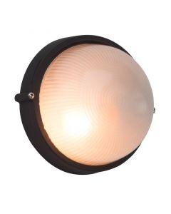 Glazen buitenlamp zwart, Trishana, IP44