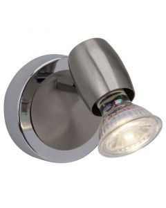 Mat chroom, Chroom wandlamp Cherelle