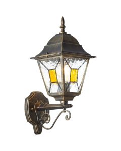 Klassieke buitenlamp roestkleurig, Levinus, IP44