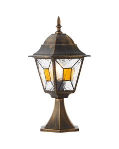 Klassieke buitenlamp roestkleurig, Levinus, IP44
