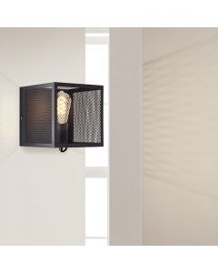 Industriële wandlamp zwart, Esperanza