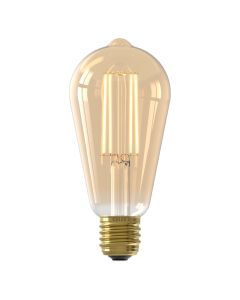 Dimbare Calex E27 LED Edison lamp amber, 3,5W, 2100K