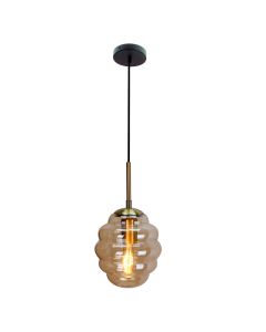 Moderne hanglamp amber, Lemay
