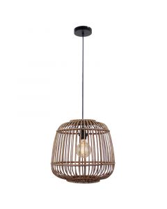 Landelijke hanglamp bruin, Cherine