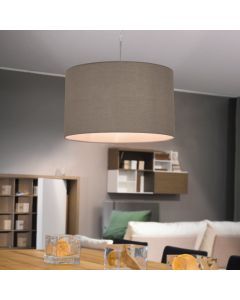 Taupe moderne hanglamp stof, Abano