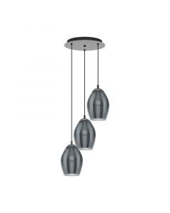 Design hanglamp rookglas, Nikky