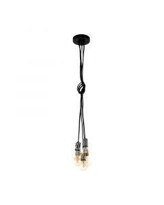Zwarte hanglamp staal, Nickolai