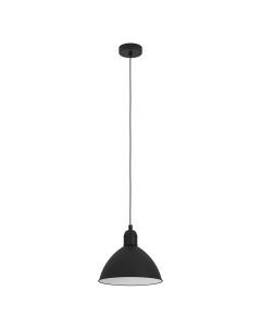 Zwarte industriële hanglamp aluminium, Nuno
