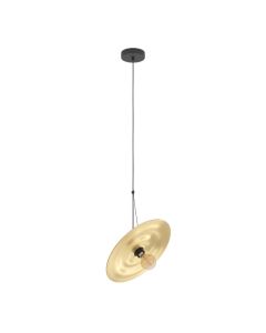 Messing design hanglamp staal, Jesmer
