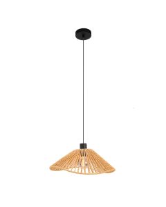 Papieren hanglamp bruin, Jitze