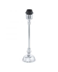 Nikkelen vintage tafellamp aluminium, Mason, met schakelaar