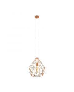 Koperen industriële hanglamp metaal, Acri