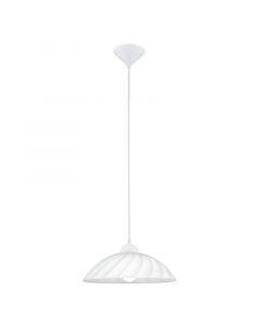 Witte hanglamp glas, Kaj