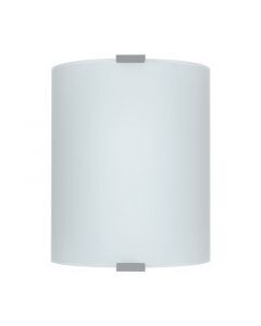 Chromen plafondlamp glas, Jesper