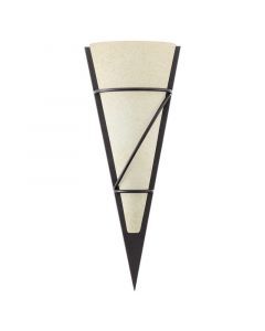 Puntige wandlamp Gali Klein Antiek bruin