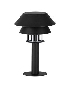Zwarte buitenlamp staal, Cindy, IP65