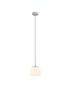 Taupe hanglamp glas, Claudia