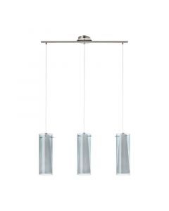 Moderne hanglamp rookglas, Barceno
