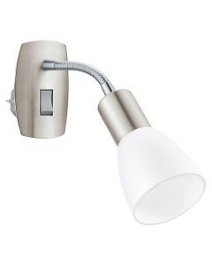 Alem wandlamp - Nikkel-Mat Chroom
