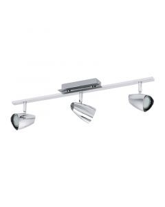 Chromen design plafondspot, Akke, staal