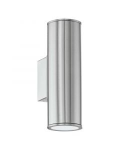 Zilveren moderne buitenlamp rvs, Marlies, IP44